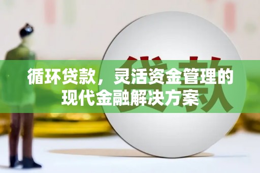 鹿泉循环贷款，灵活资金管理的现代金融解决方案