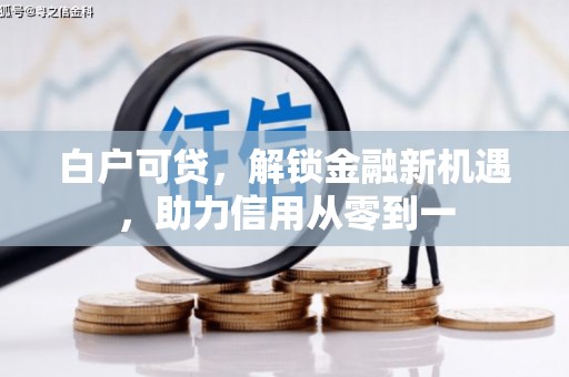崖州白户可贷，解锁金融新机遇，助力信用从零到一