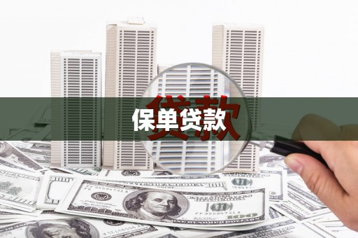 乌拉特中旗保单贷款