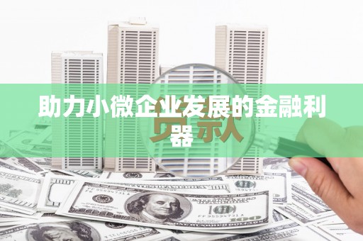 蓝山助力小微企业发展的金融利器