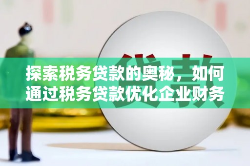 营口探索税务贷款的奥秘，如何通过税务贷款优化企业财务