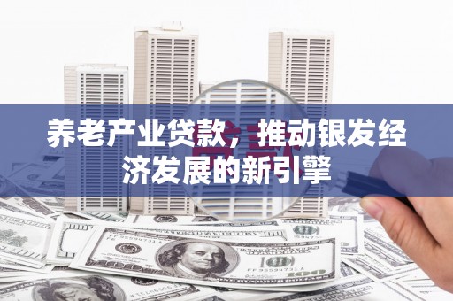 柳营养老产业贷款，推动银发经济发展的新引擎