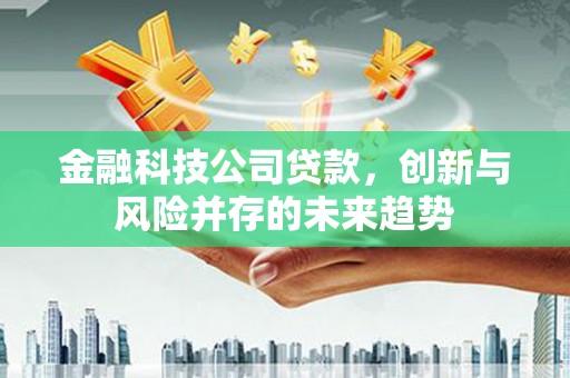 汉中金融科技公司贷款，创新与风险并存的未来趋势