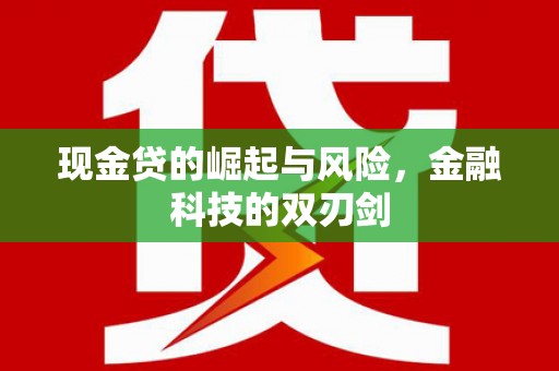 巴马现金贷的崛起与风险，金融科技的双刃剑