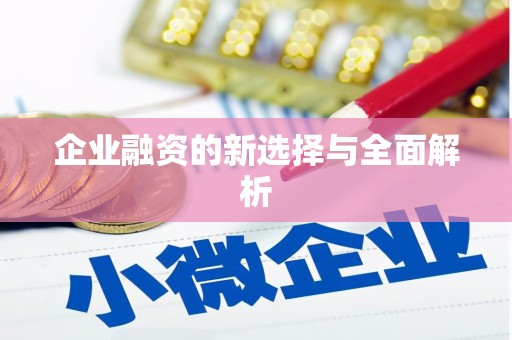 四子王旗企业融资的新选择与全面解析
